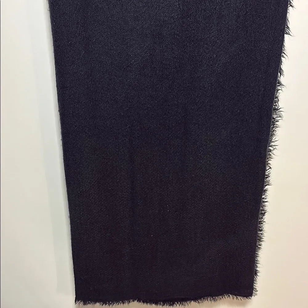 Large, thin, black shawl